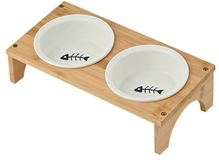 Elevated Dog Bowls - Made For Elevated Dog Water, Non Slip Coating Coating Set | Set Of Aesthetics For Feeding For Adjustable, Body Support In Comple
