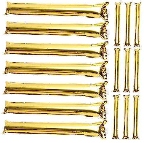 iplusmile 24pièces Bâtons Encouragement Gonflables pour Concerts Jeux Et Fêtes Long Bâton Gonflable De Bruit