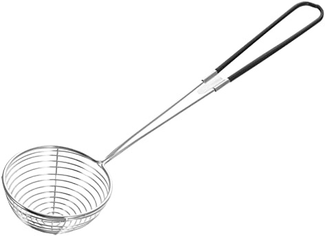 Gatuida Colino in Acciaio Inossidabile Per Friggere Cestello Rete Per Spaghetti e Verdure Pratico e Durevole Filtratore Per Cucina