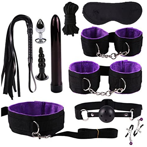 Fitness Pack Juegôs Bǒǹdâgê Hombres Kît Ṣȅxô Pareja Placer Protege Juguetes êróticôs Šêsxualȅs para Parejas Ofertas Šêxualês Codos Día B`D`S`M Juguetes para adultôsPúrpura -12fs