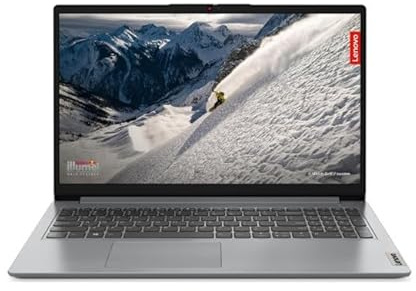 Lenovo IdeaPad 1 15AMN7 Laptop | 15.6 FHD Display | AMD Ryzen 5 7520U | 8GB LPDDR5 RAM | 512GB SSD | AMD Radeon 610M | Windows 11 Home | WiFi 6 | HDMI | USB-C | Cloud Grey | 82VG00RNUK