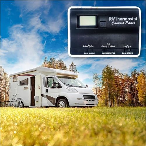 Gettimore Digitales Thermostat für Wärmepumpe und Gasofen, Modell 83303862, -1 bis 37 °C, Celsius / Fahrenheit Umschaltung