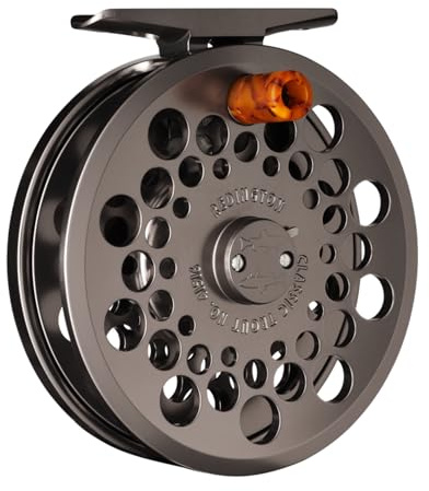 Redington Classic Trout Fly Reel – Lightweight Click-and-Pawl Trout Reel, Large Arbor, CNC Machined Aluminum – 2/3/4 – Silver