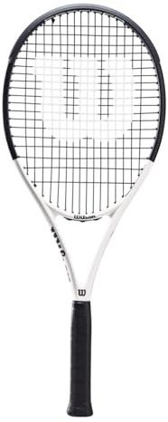 Wilson Federer Tour XP 103 Tennis Racket, White and Black, Fused Graphite Composite Frame