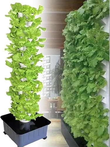 Système de tour hydroponique pour jardinage intérieur vertical et culture en serre