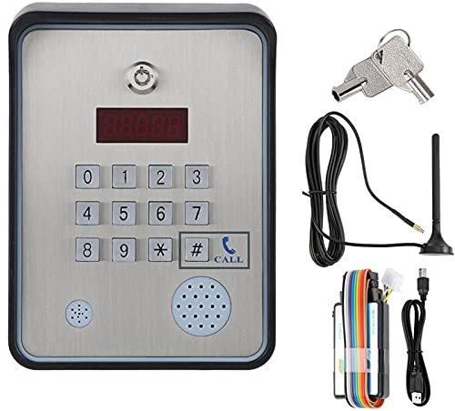GSM Interphone audio for contrôleur d'accès à la porte et porte d'ouverture de porte de la maison unique AC / DC12V-24V Entrée d'alimentation for la sécurité de la sécurité domestique(Type1)