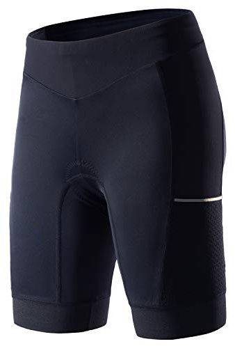 MY KILOMETRE Triathlonshorts Dam– Professionella Cykelshorts med 2 Sidofickor, Andas Och Torkar Snabbt för Långdistans-Triathlon UPF 50+