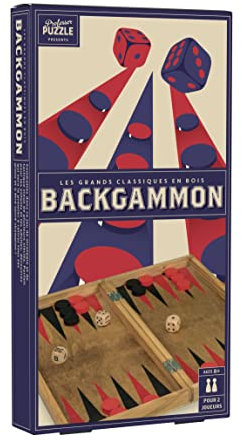 Backgammon Holz Vintage
