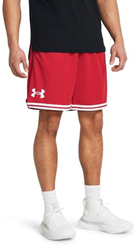 Under Armour Herren Shorts Basketball-Shorts, 25,4 cm Umfang