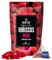 BLUE TEA - Hibiscus Rose Herbal Tea - 60 Biodegradable Tea Bags | SKIN GLOW ENHANCING TEA | Hibiscus + Rose | Caffeine-Free | Vegan - Gluten Free - Non-GMO | Eco-Conscious Ziplock Pouch