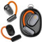ecouteurs sans fil Open Earbuds avec son amélioré, ajustement sécurisé, design léger, étanchéité IPX4, micros DNC, Bluetooth 5.4, basses puissantes, Casque sport idéaux pour la course à pied, la gym