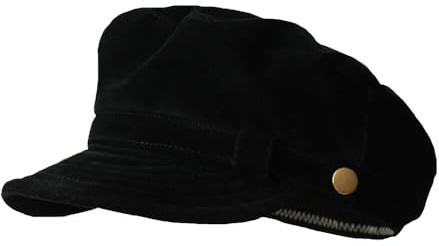 YM YOUMU Damen Newsboy Cap Faux Suede Baskenmütze Verstellbar Casual