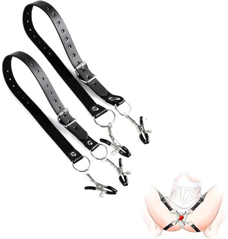 Separador de vagina, separador de labios, pinzas para pezones, dilatadores, juguetes sexuales BDSM, separador de piernas para hombres y mujeres rudos, clítoris duro extra fuerte