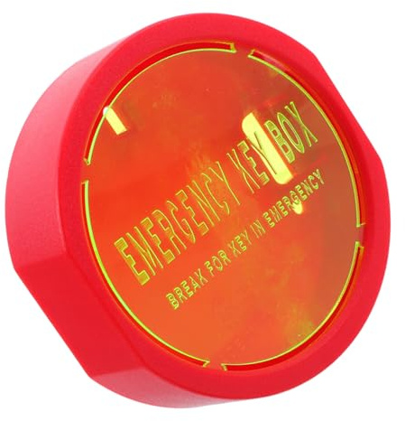 CLISPEED Cassettina Chiavi Sicura per Porte di Emergenza Scatola Portachiavi in Plastica Resistente da Esterno Contenitore Antifurto per Chiavi di Sicurezza e Carte Accesso Rapido per