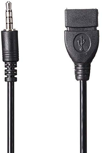 TuToy 3.5 mm Stecker Audio Aux Buchse Zu USB 2,0 Typ A Female OTG Converter Adapterkabel
