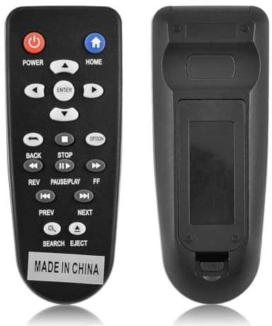 Ersatz-Fernbedienung für WDTV Media Player, Universal-Fernbedienung Ersatz für WDTV Media Player WDTV001RNN