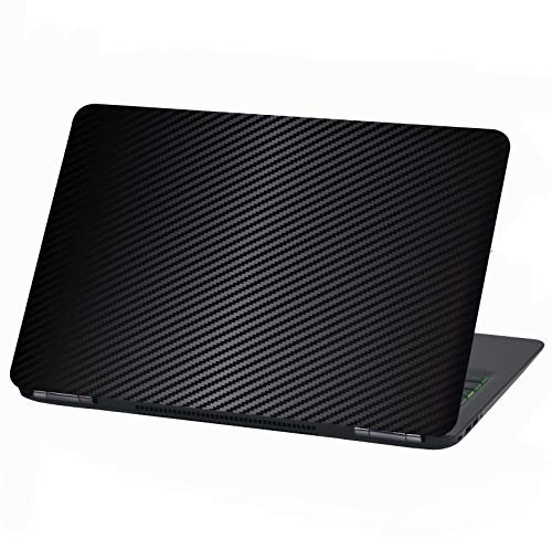 Laptop Film Cover, Abstract Adhesive Film, Notebook Sticker, Protective Cover, Self-Adhesive Vinyl Skin Sticker, 15 Inches/38 cm, LP25 Carbon Black