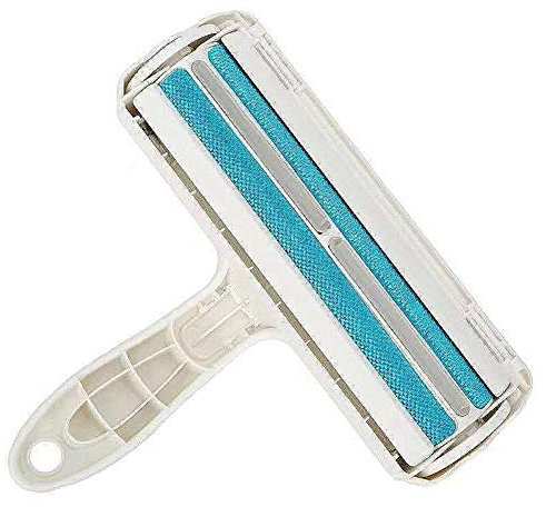 KANKOO Hundehaarentferner Fusselbürste Pet Brush Fell und Flusenentferner Selbstreinigende Flusenbürste Fusselbürste Katzenfellentferner Blue