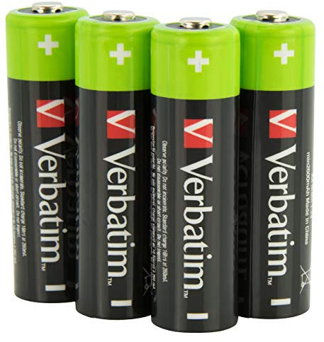 AAA, batterie ricaricabili premium HR6, confezione da 4