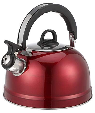 Angoily Wasserkocher Pfeifkessel Induktion Edelstahl : 3L Gas Wasserkessel ?tenkessel Teekessel Teekocher Kaffeekanne Pfeifenkessel Pfeifender Kessel Teebereiter für Küche Gasherd E Herde