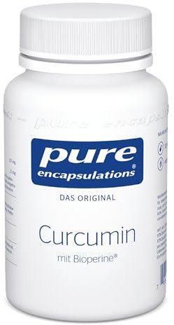 Pure Encapsulations - Curcumin mit Bioperine - Kurkuma Extrakt - Unterstützt Verdauung & Leberfunktion - 120 Kapseln
