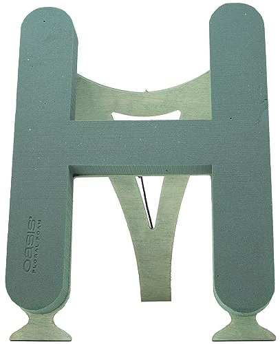 Flowerbox Oasis Steckschaum Bioline Buchstabe H 37cm Steckmasse Steckschwamm
