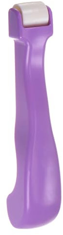 QUARKZMAN Piquage Couture Rouleau 16mm Plastique Presse & Rouleau Papier Peint Pression Rouleau Outil avec Confortable Poignée pour Piquage Couture Papier Peint Maison Décoration Violet