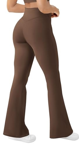AB-Eleven Women's Yoga Pants Bootcut Flare Leggings Bell Bottom Leggings