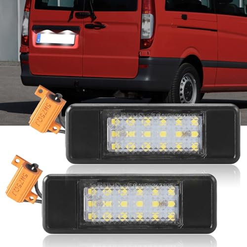 Erato Luci targa a LED CanBus senza errori compatibili con 106 1007 207 308 3008 406 407 508 Expert III RCZ C2 C3 C4 C5 C6 C8 DS3 Jumpy SWBH1