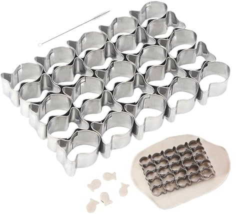 Gold Fish Cookie Cutter, Browning Cookie Cutter - Small Nonstick Baking Dough Maker - Multifunctional Rust Snack Maker for Toasted Candy