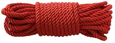TRQOYTU 3 X 10 Metros De Cuerda De Bondage SM Bondage Set Bondage Sexo Cuerda De Algodón Bondage Cuerda Juguetes Sexuales Adecuados Para Y Parejas (negro + Morado + Rojo)