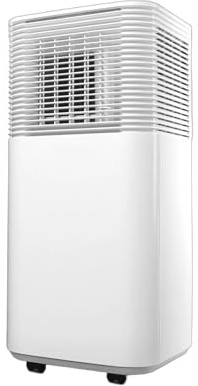 Climatiseurs Portables 10000 BTU pour Chambres avec Déshumidification Télécommande 2 Vitesses et Minuterie pour Chambre Bureau Petits Espaces, 220V