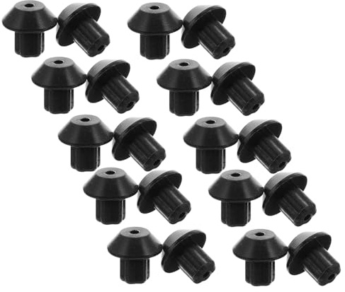 ADOCARN 48PCS Gas Range Burner Grate Feet Replacement Rubber Pads Compatible with Wbk Stove Burner Foot Heat Resistant for Gas Stove Legs