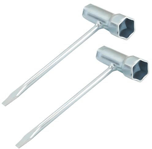 BEPSYOM 2 Pezzi Chiave per Candele Chiave a T per Motosega Chiave Combinata (13 mm x 19 mm)