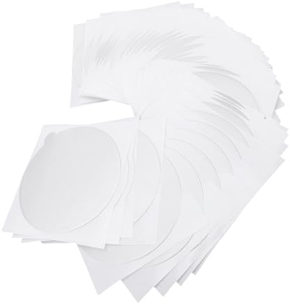 Naroote Tapas de Sellado de Papel de Aluminio, Pegatinas Autoadhesivas de Primera Calidad para Cápsulas de café, Pegatinas para Cubiertas de Cápsulas con Fácil Extracción, Ideales para Latas de té,