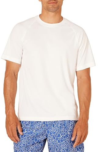 Amazon Essentials Maglietta da Nuoto UPF 50 Aderente A Maniche Corte e Ad Asciugatura Rapida Uomo