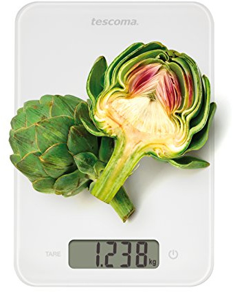 Tescoma 634514 Accura Bilancia Digitale, Bianco, 15 kg, 1 Pezzo