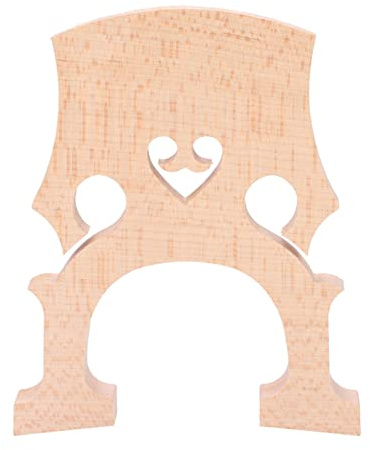 Cello Bridge, Madera de Arce 3/4 4/4 Cello Bridge Cello DIY Piezas de Repuesto Instrumento Accesorio(4/4)
