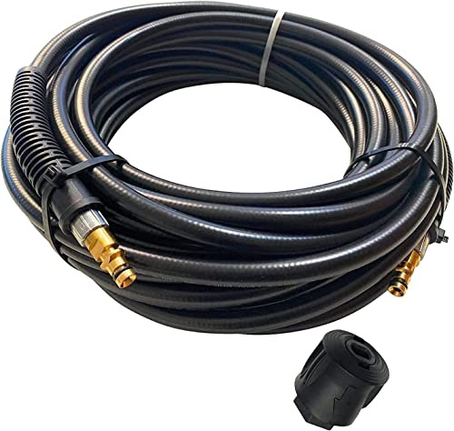 Hochdruckschlauch für alle Kärcher Hochdruckreiniger K2 bis K7 Home & Garden ab Baujahr 2009 mit Click Quick Connect Stecksystem wie 2.641-721.0 mit beidseitigem Quick Click inkl. Adapter M22IG (35m)
