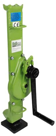 TRUTZHOLM Stockwinde Zahnstangenwinde 1500 kg 60-90 cm Höhe auomatische Bremse große Grundplatte Hubwinde