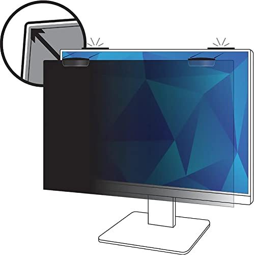 3M Blickschutzfilter 27in Vollbild-Monitor, Magnetbefestigung, 16:9 | PF270W9EM, 60° Blickschutz, Blaulichtreduktion ohne Farbverzerrung, langlebig und reinigungsbeständig