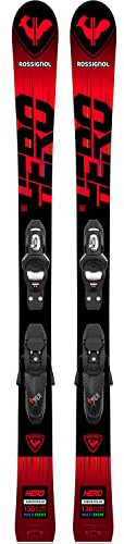 Rossignol Ski-Set Hero Jr Multi Event + Bindungen Kid 4 Jungen – Größe 110 – Rot