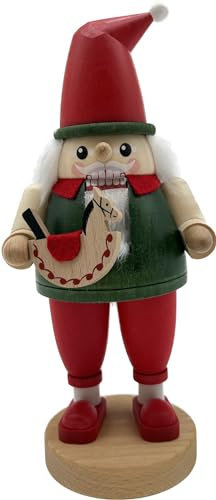 Richard Glässer Seiffen Enano Cascanueces con Jinete, 23 cm de Altura, Original Erzgebirge