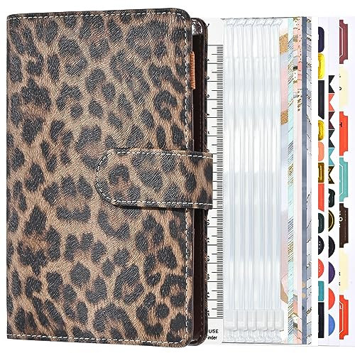 Budget Planner A6 Binder Budgetplaner, Haushaltsbuch Finanzplaner Sparen Mappe Geld Organizer Sparbuch Budget Planer Cash Stuffing Startset - Sparen mit Umschlagmethode (Kaffee)