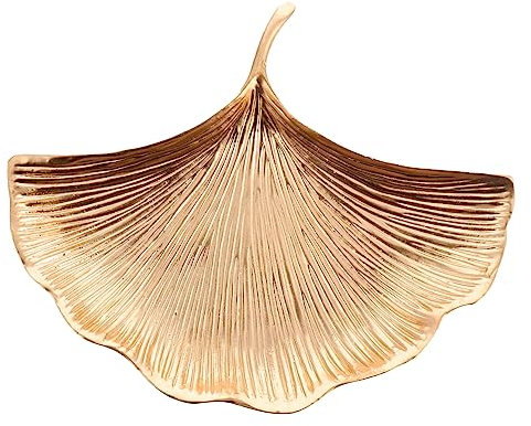 GALPADA Plateau à Bijoux De Ginkgo Rangement Pour Bijoux Décoration De Table Compact