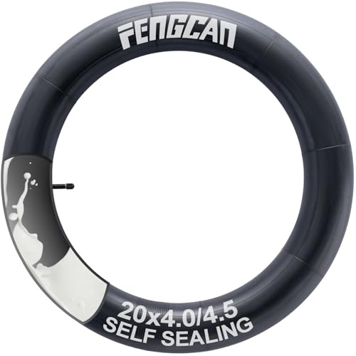 20x4.0 20x4.5 Camera d'aria ebike 98/102-406, 20 pollici Camera d'aria per bicicletta a prova di foratura e auto-riparazione, 20x4.0-4.5 Road/MTB bici Pneumatico e tubo, 32mm valvola Schrader (uno)