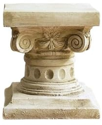 Colonne Romaine Piédestal de jardin créatif, ornement de colonne romaine rétro européenne Pilier Romain