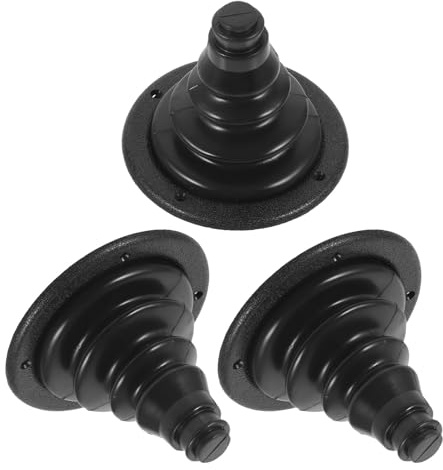 Toyvian 3pièces Gaine De Câblage Marin Passe-câble Soufflets De Commande Protection De Câble pour Bateau Câble De Direction De Bateau Soufflets Moteur Moteurs De Bateaux Yachts Et Navires