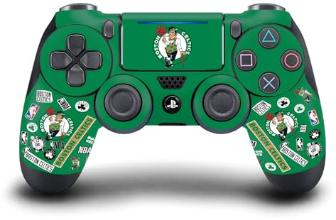 Head Case Designs Officially Licensed NBA Sticker Collage Boston Celtics Vinyl Sticker Gaming Skin Decal Cover Compatible With Sony PlayStation 4 PS4 DualShock 4 Controller