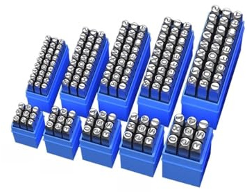 Schlagzahlen Buchstaben Set Zahlen Alphabete DIY Leder Präge Stempel Langlebige Druck Werkzeuge Buchstaben Stahl Punch Handwerk Carving Werkzeug(8mm number)